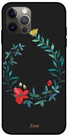 Floral Printed Skin Case Cover -for Apple iPhone 12 Pro Max Black/Green/Red Black/Green/Red