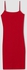 Defacto Woman Casual Regular Fit Short Sleeve Knitted Dress - Red