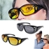 Gopinath Autolink high definition unisex vision goggles anti-glare polaarized sunglasses men/women driving glasses sun glasses all bikes & car drivers - set of 2 glass/goggles