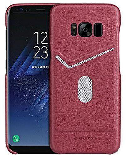 G-CASE JAZZ SERIES WITH CARD SLOT FOR SAMSUNG GALAXY S8 RED