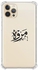 غطاء حماية واق من السيليكون لهاتف أبل آيفون 12 برو ماكس - بطبعة اسم "مروة" شفاف