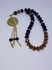 RA accessories Unisex Islamic Crystal Rosary Black* Golden 33 Beads