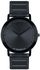 Movado Black Stainless Black dial Watch for Men 0606882