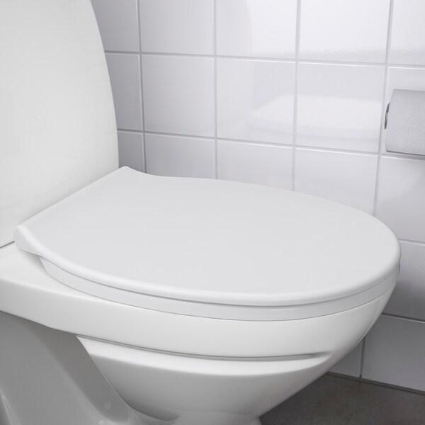 VALLOXEN مقعد مرحاض, أبيض - IKEA
