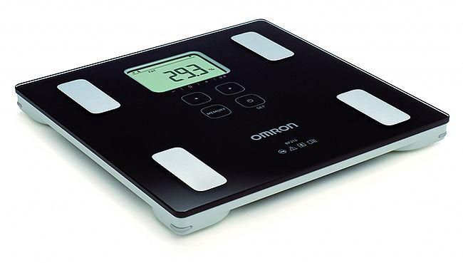 Omron Body Fat Composition measuring unit and Weight Scale BF 214