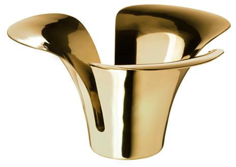 STILLHET Tealight holder, brass-colour gold-colour