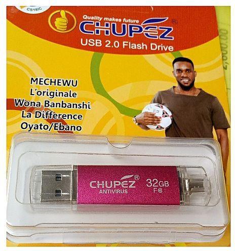 Chupez Dual Purpose OTG Flash Drive - 32GB. Durable And Reliable.