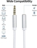 3.5mm TRRS Male To Female Audio Cable 3.5mm AUX Extension