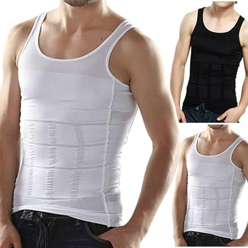 men-slimming-body-shaper-tummy-shapewear-male-fat-burning-vest-modeling-underwear-corset-waist-trainer-top-muscle-girdle-shirtBlackSizeS-75011