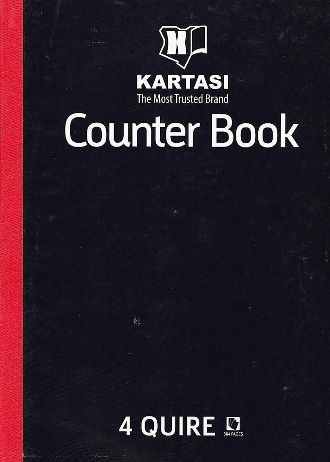karatasi Counter Book A4 4 Quire