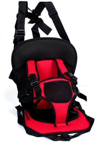 Portable Multi-Function Baby Car Safety Seat chair cushion [Red]