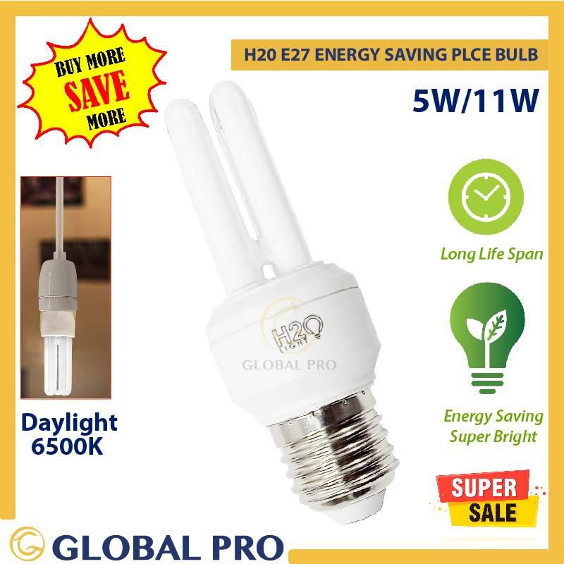 H20 5W/11W E27 Energy Saving PLCE Bulb 6500K Daylight