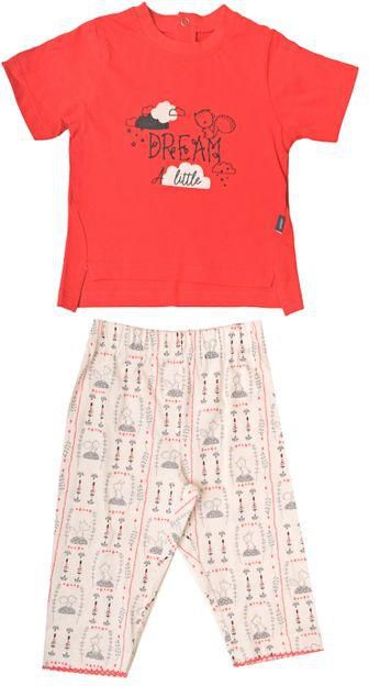 Junior High Quality Cotton Blend And Comfy Baby Pajama Set " T-Shirt + Printed Pants "