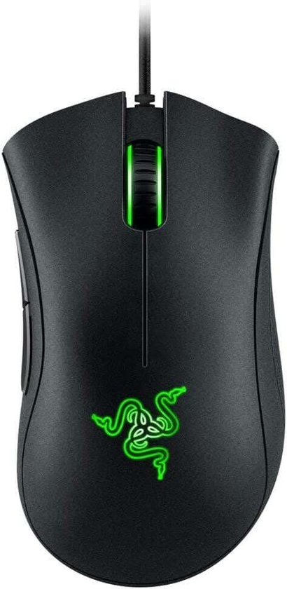 Get Razer DeathAdder Essential Gaming Mouse, Optical Sensor - Black Green with best offers | Raneen.com
