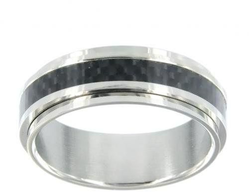 Phebus Ring for Men , Size 56 EU , Stainless Steel , 15-0124