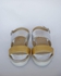Pellame Flatform Sandals - Silver