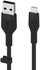 Belkin Boost Charge Flex USB-A Cable with Lightning Connector 1M, Black