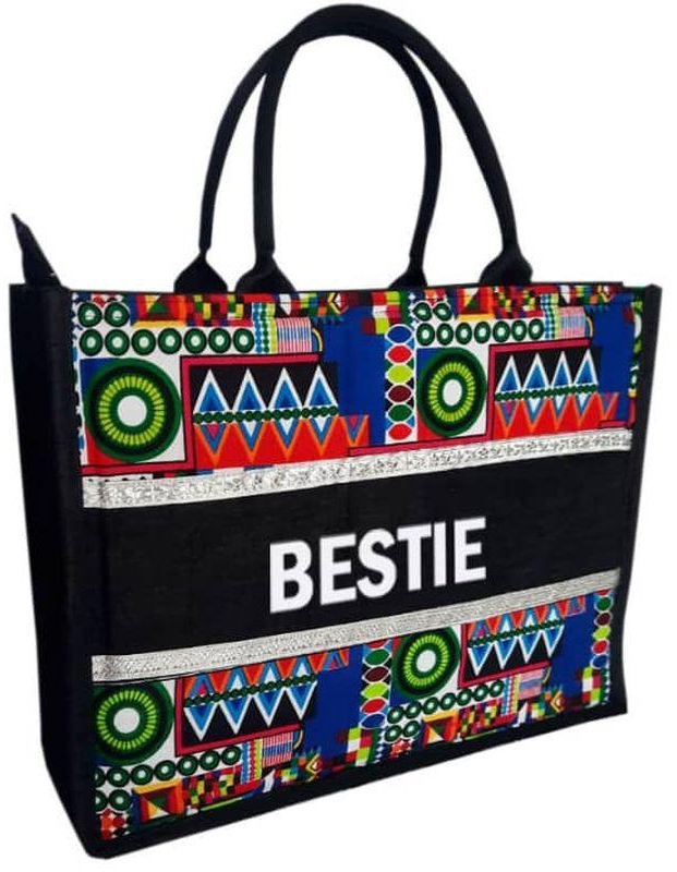 BESTIE Tote Gift Bag- Black