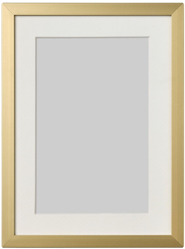 LOMVIKEN Frame - gold-colour 13x18 cm