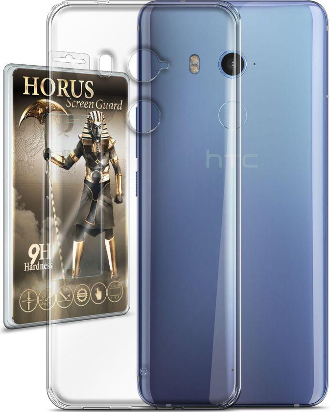 Silicon Cover for HTC U11 Plus With Horus  Glass Screen Protector