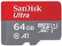 بطاقة microSD سعة 64GB الترا يو اتش اس من سانديسك بسرعة قراءة وكتابة 140 ميجابايت/ثانية للهواتف الذكية، SDSQUAB-064G-GN6MN