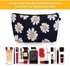 Cosmetic Bags, NAWOKEENY Portable Travel Cosmetic Bags, Zipper Cosmetic Bags, Waterproof Storage Bags for Girls to Store Makeup, Skin Care Products, Makeup Travel Accessories (2Pcs)