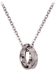 Mysmar White Gold Plated Pair Pendant Necklace, MM513