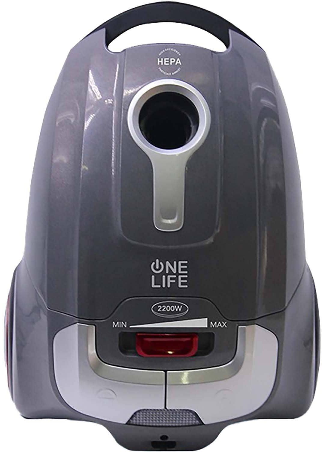 One Life Vacuum Cleaner - 2200 Watt - 4 Liter - Grey - VC2023G