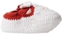 Smurfs - Baby Crochet Shoes - White - 3-6 M