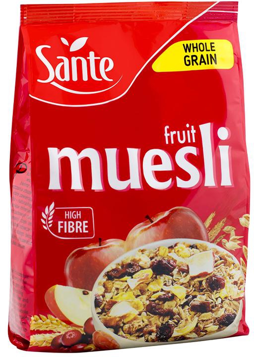 Santé Muesli With Fruits - 350 gm