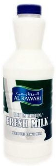 Al Rawabi Fresh Full Cream Milk - 1 L