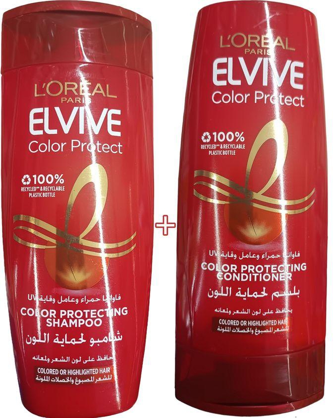 L'Oreal Elvive Color Protection Shampoo 400ml + Conditioner 400ml