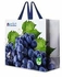 Eco shopping bag grapes