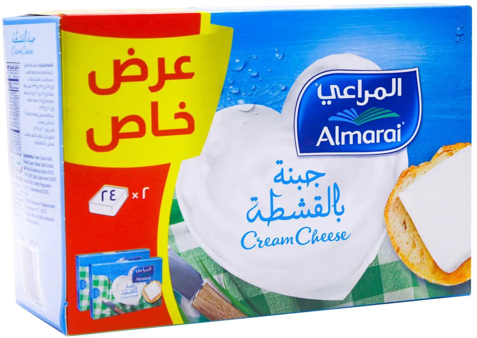 Al marai square cream cheese 432 g &times; 24 &times; 2 