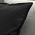 GURLI غطاء وسادة - أسود ‎50x50 سم‏