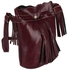 Fashion Leather Shoulder Crossbody Bag - Wine Red