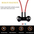 Sports Wireless Bluetooth Earphones V4.1 Stereo Running Headset Magnet Noise Reduction Earbuds With Mic For Xiaomi(red) A-HSL