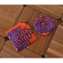 Set Of Ramadan Khayamiya Tissue Holder, Yamish Plate & 2 Coasters