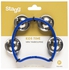 Buy Stagg Plastic Cutaway Mini Tambourine with 4 Jingles- BLUE -  Online Best Price | Melody House Dubai