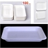 Foam Plates, Half A Kilo, For Weddings And Holidays, White, Half A Kilo - 25 Plates