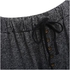 Fashion Drawstring Loose Button Baggy Pants - Gray