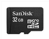 Sandisk Memory Card - 32GB - Black