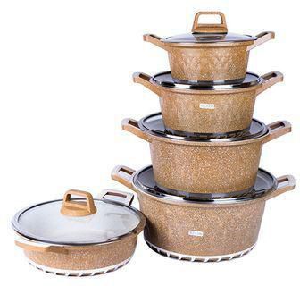 Signature Granite Cooking Pots Non-stick Cookware Set -