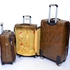 Pioneer 3 in 1 PU Leather travel suitcase -dark brown