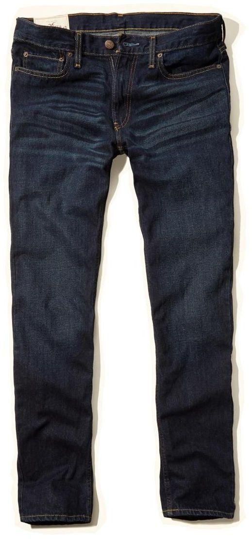 Hollister Blue Straight Jeans Pant For Men