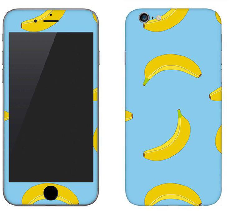 Vinyl Skin Decal For Apple iPhone 6 Plus Rolling Bananas
