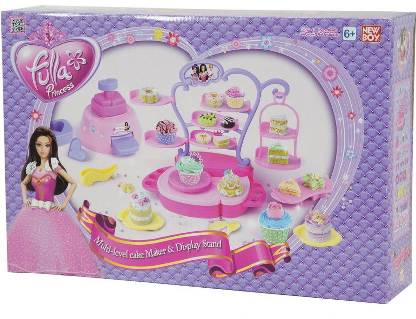 NewBoy NB909620 Fulla Princess Multi Level Cake Maker & Display Stand, Multi Color