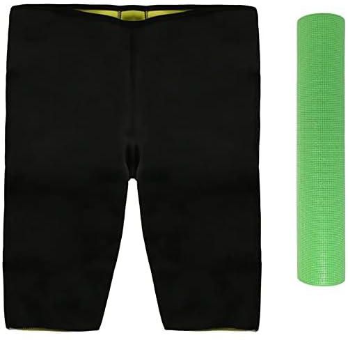 Hot Slimming Short 5Xl, Black - Mf167-Bla1 With Pvc Yoga Mat, Green - Mf116-3-Green21659_ with two years guarantee of satisfaction and quality