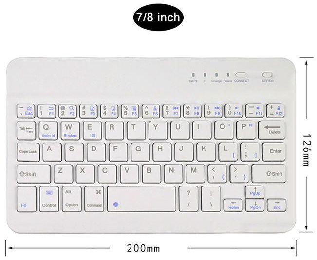 (Keyboard Only)7 8 Inch 9 10 Inch Universal Wireless Bluetooth Keyboard With L
