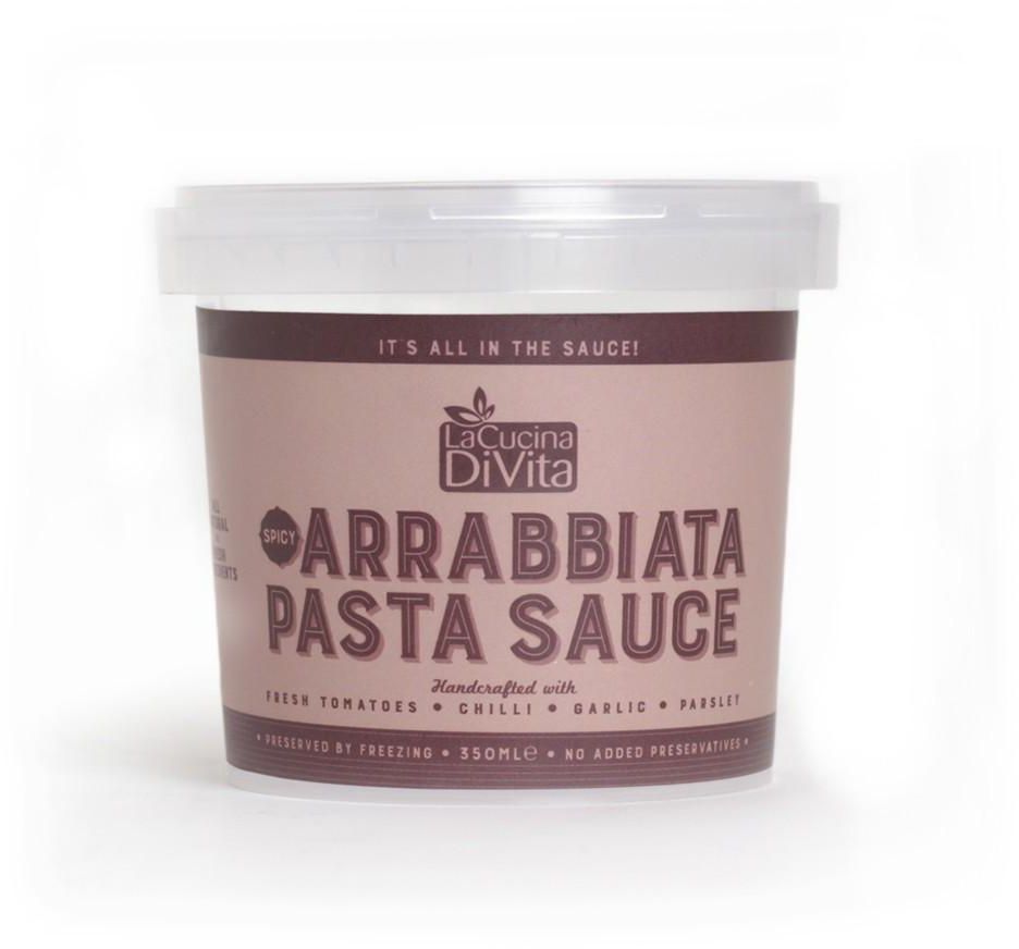 La Cucina Di Vita Spicy Arrabbiata Pasta Sauce - Frozen 430ml